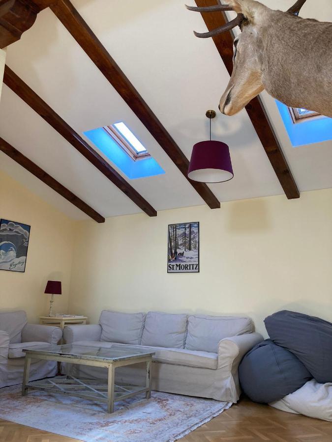 Los Cedros, Gran Chalet Con Piscina Y Apartamento En Navacerrada Luaran gambar