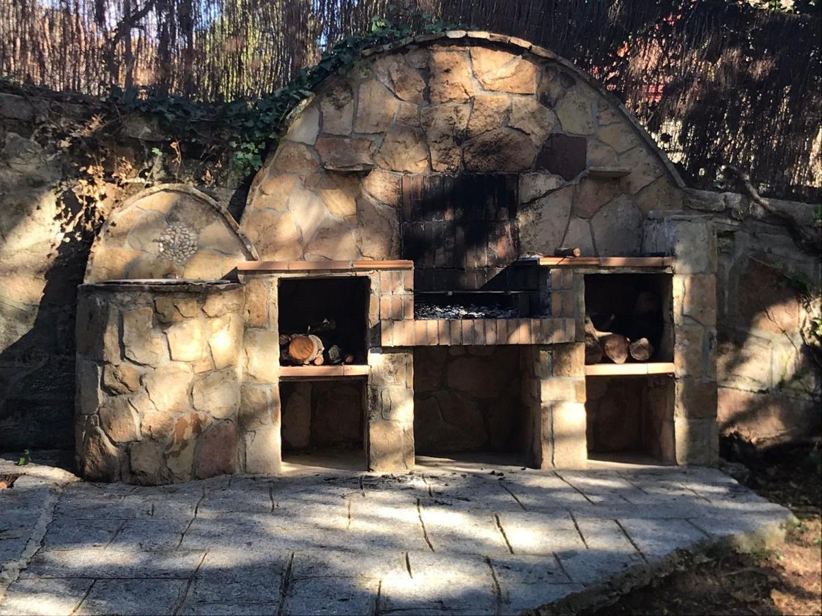 Los Cedros, Gran Chalet Con Piscina Y Apartamento En Navacerrada Luaran gambar