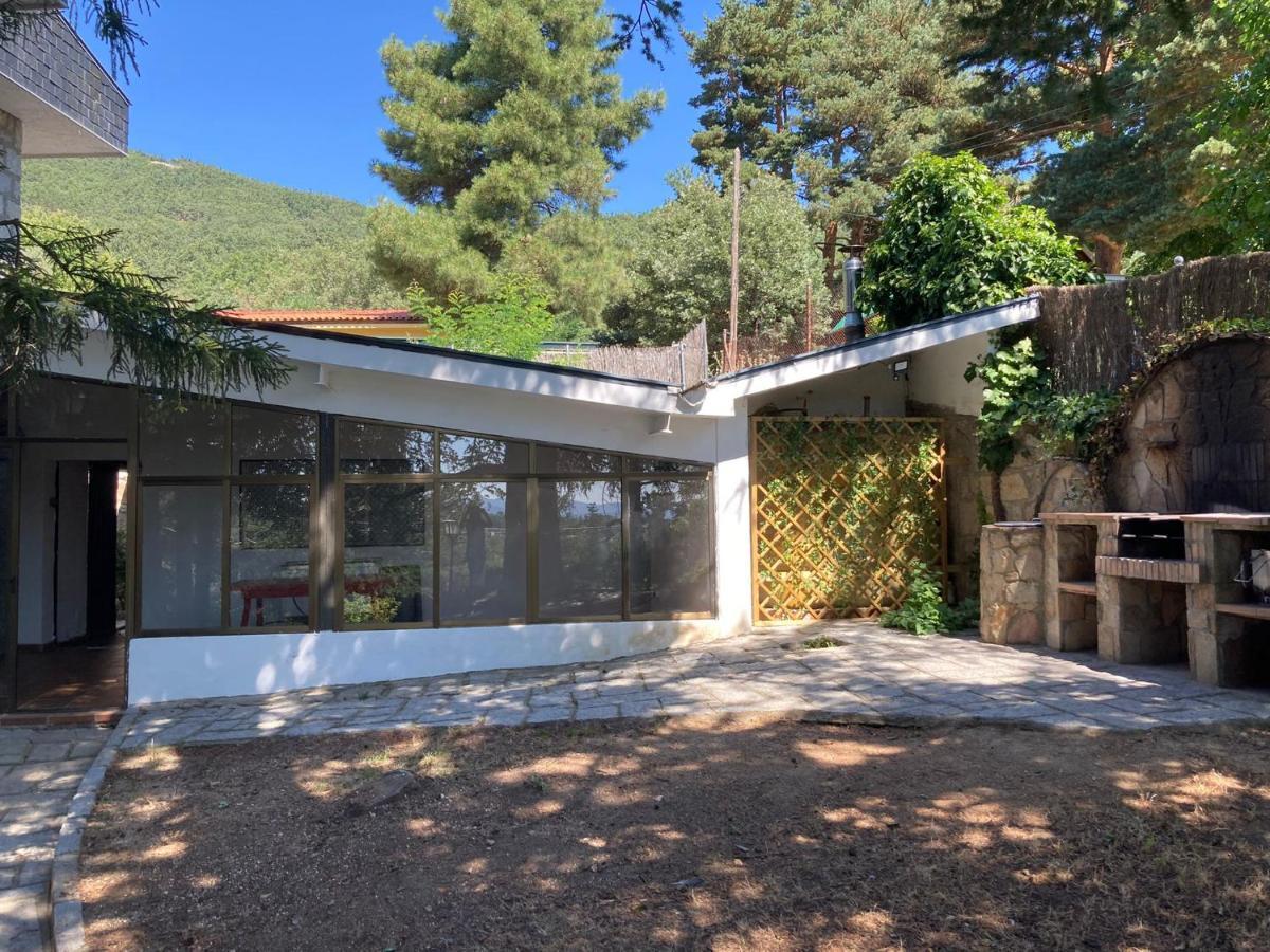 Los Cedros, Gran Chalet Con Piscina Y Apartamento En Navacerrada Luaran gambar